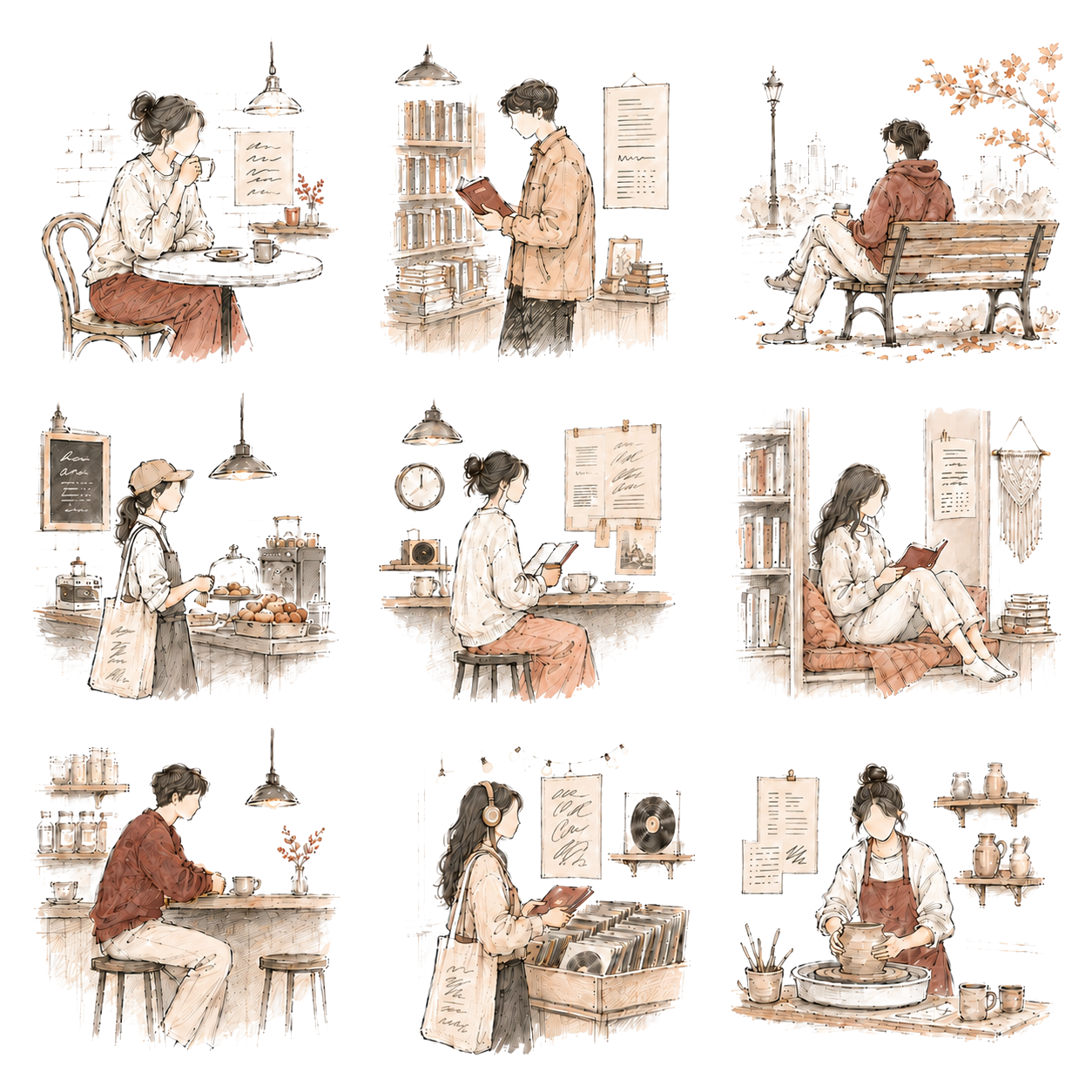 Illustration of pinning people in your feed